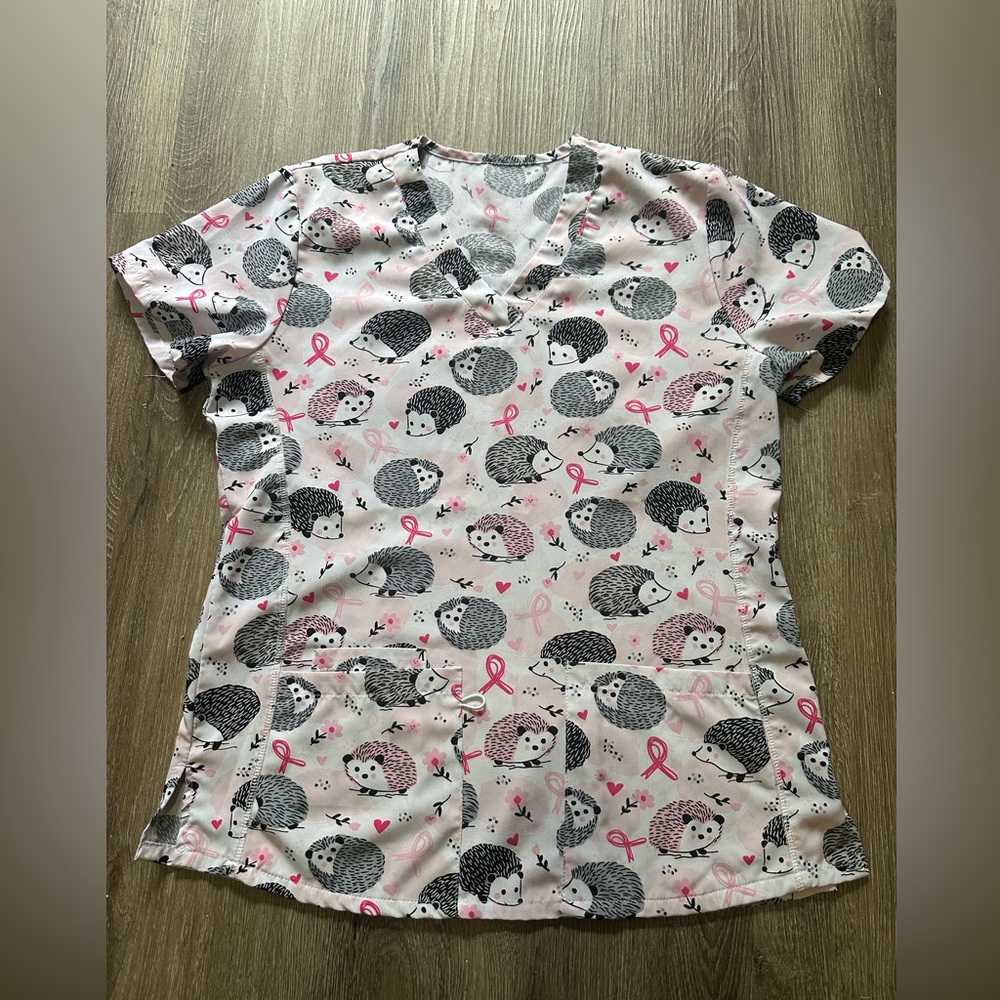 Fun scrub top